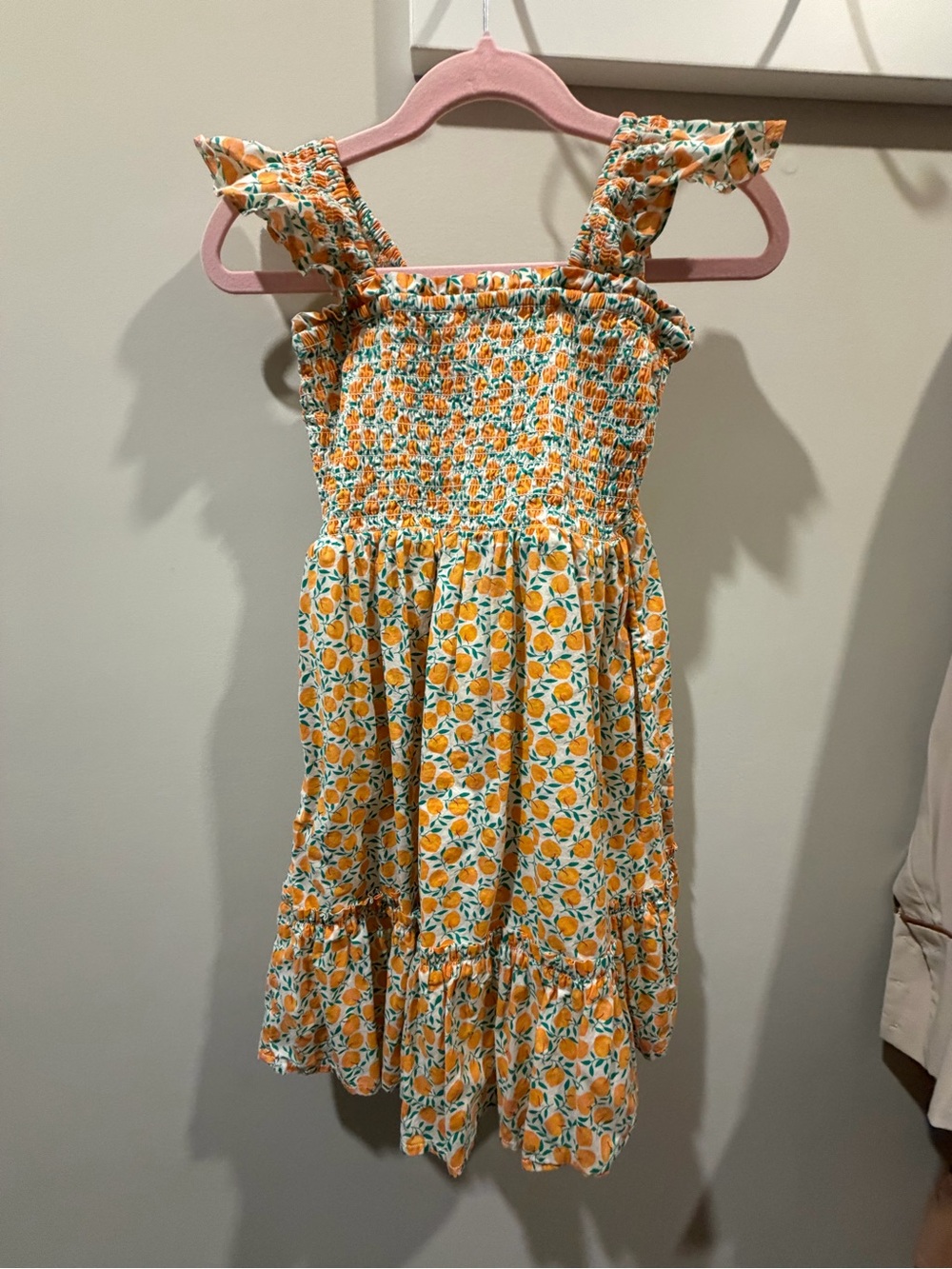 Girls Crewcuts Peaches Smocked Sundress